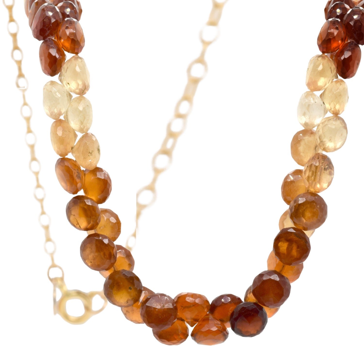 Hessonite Onion Necklace