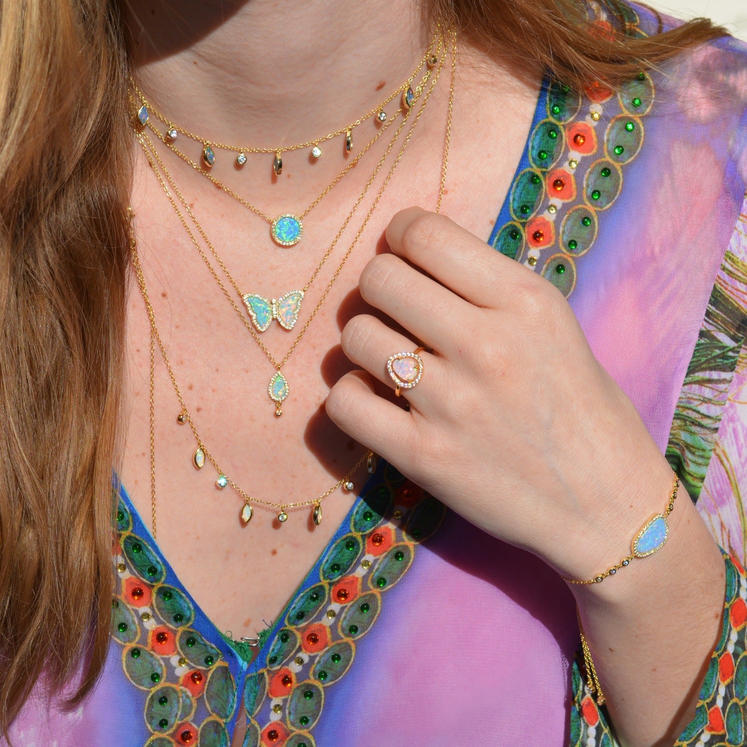 Opal Butterfly - Green