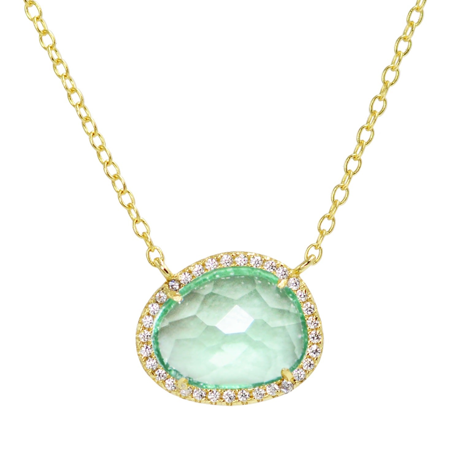 Kokoto Necklace - Paraiba Green