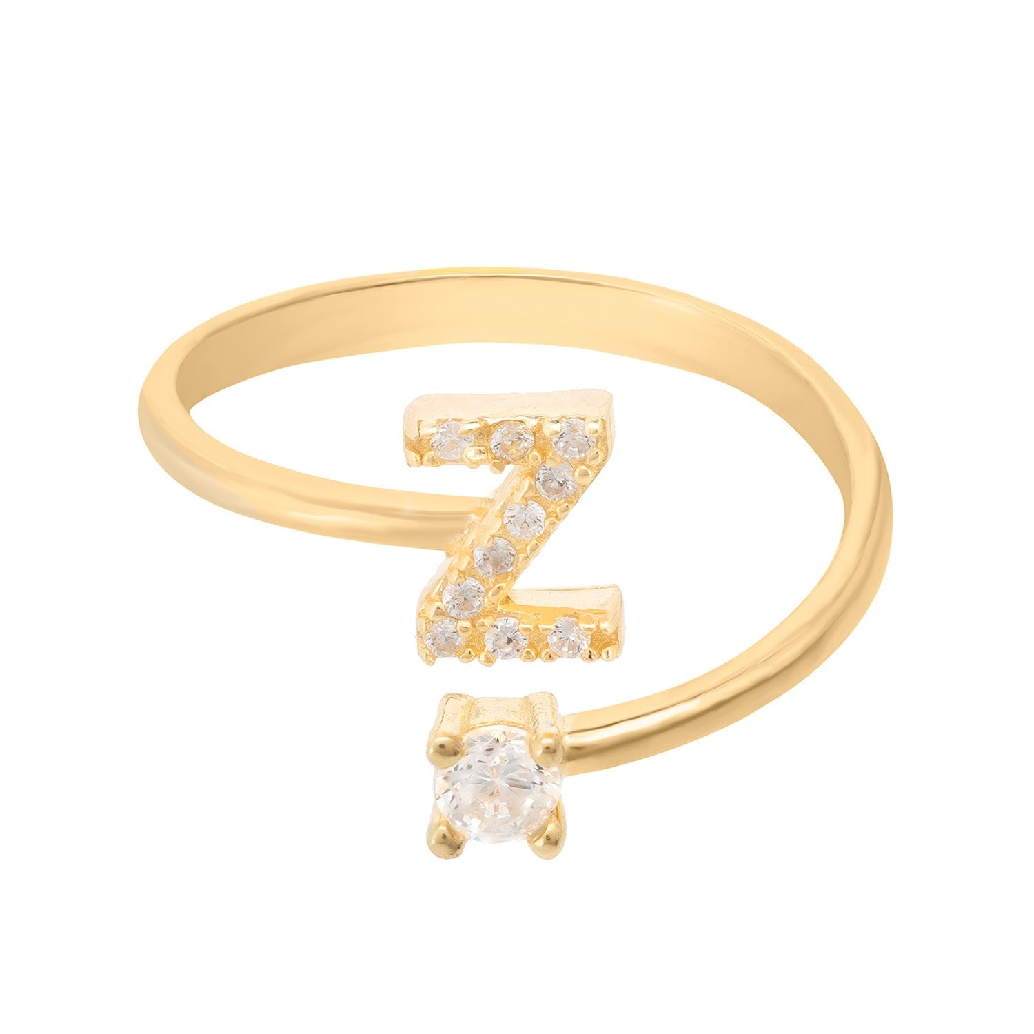 Initial Ring Gold Z