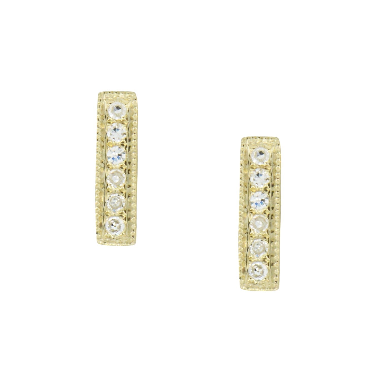 Mini Diamond Bar Studs