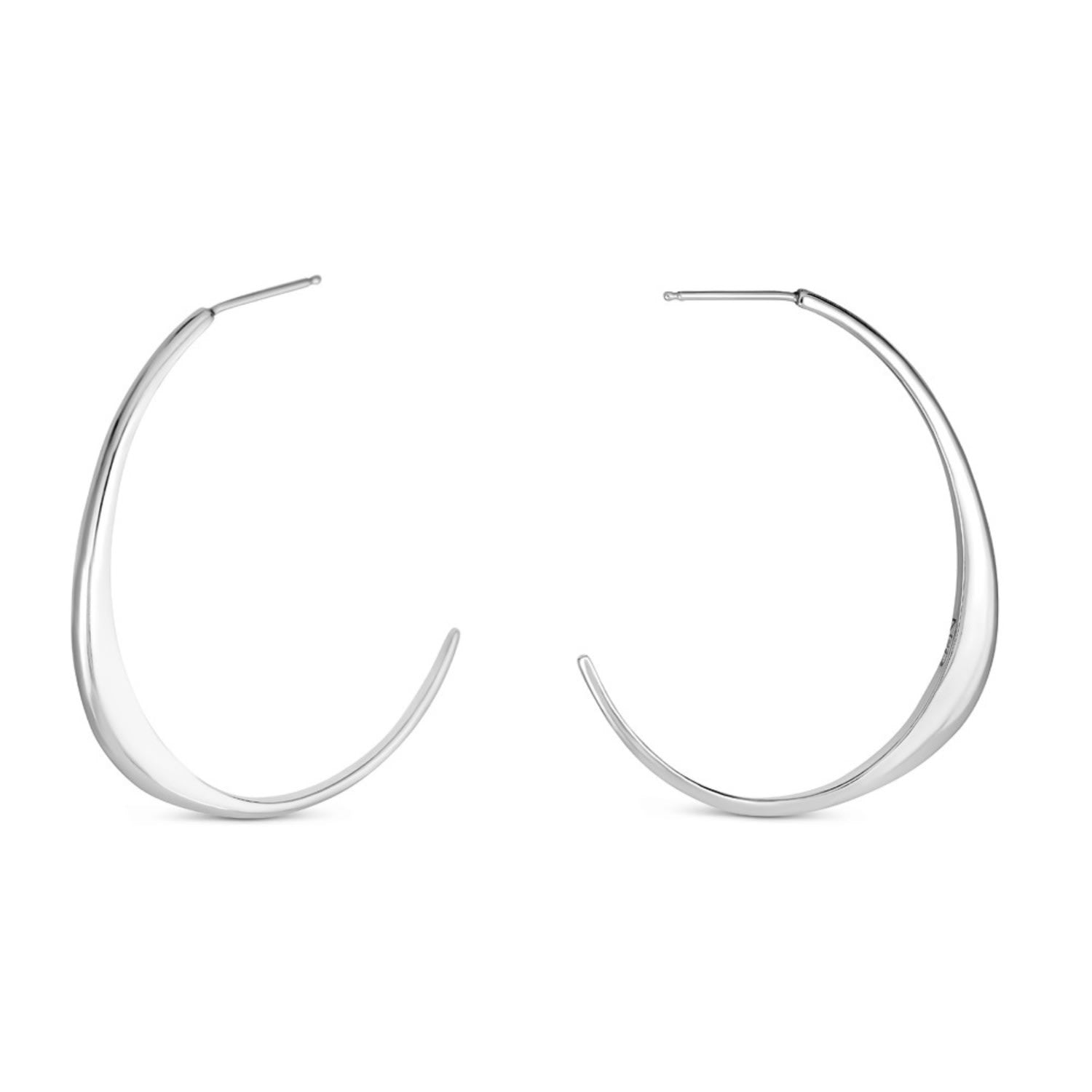Hiba Hoops - Silver