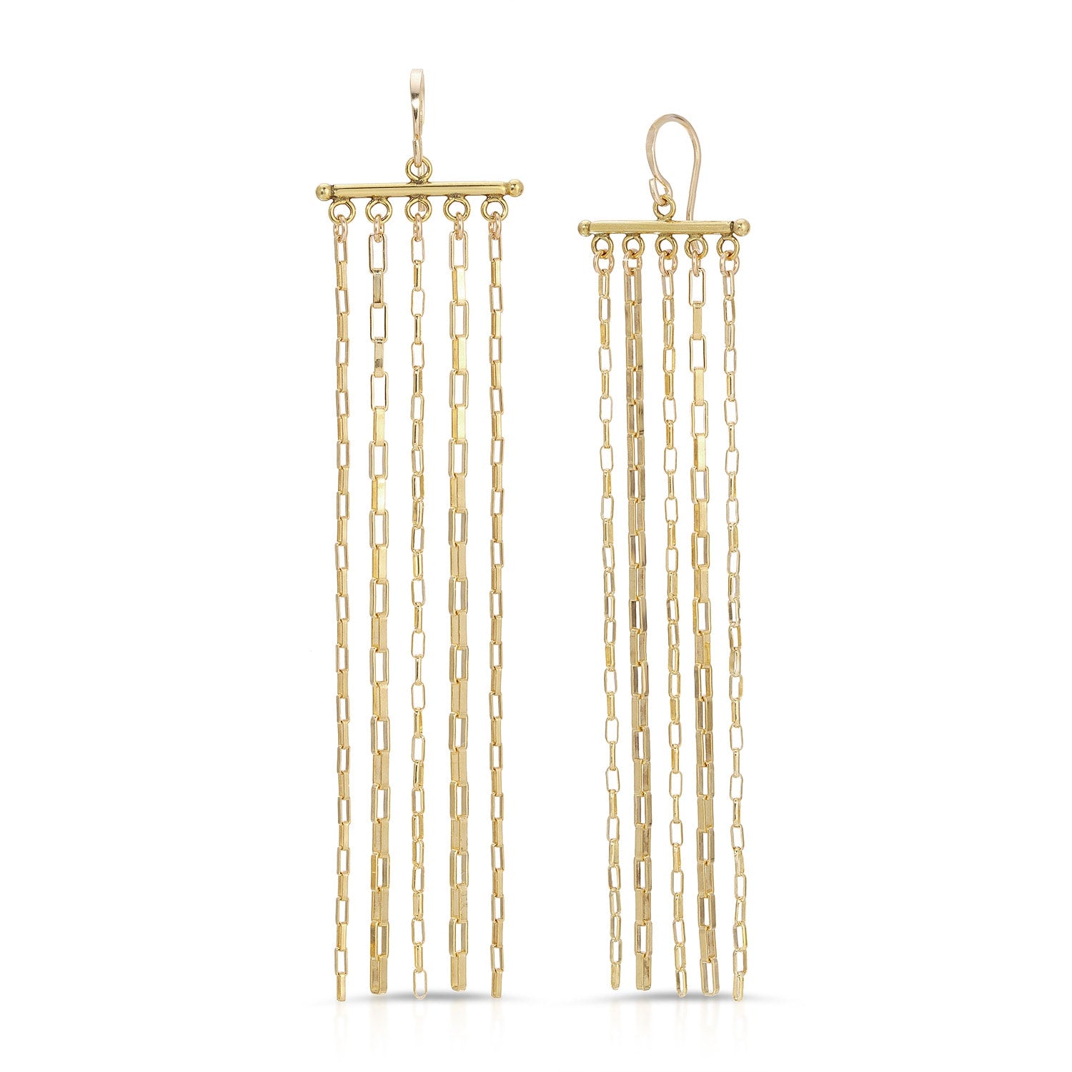 High Hopes Fringe Earrings - Gold-Filled