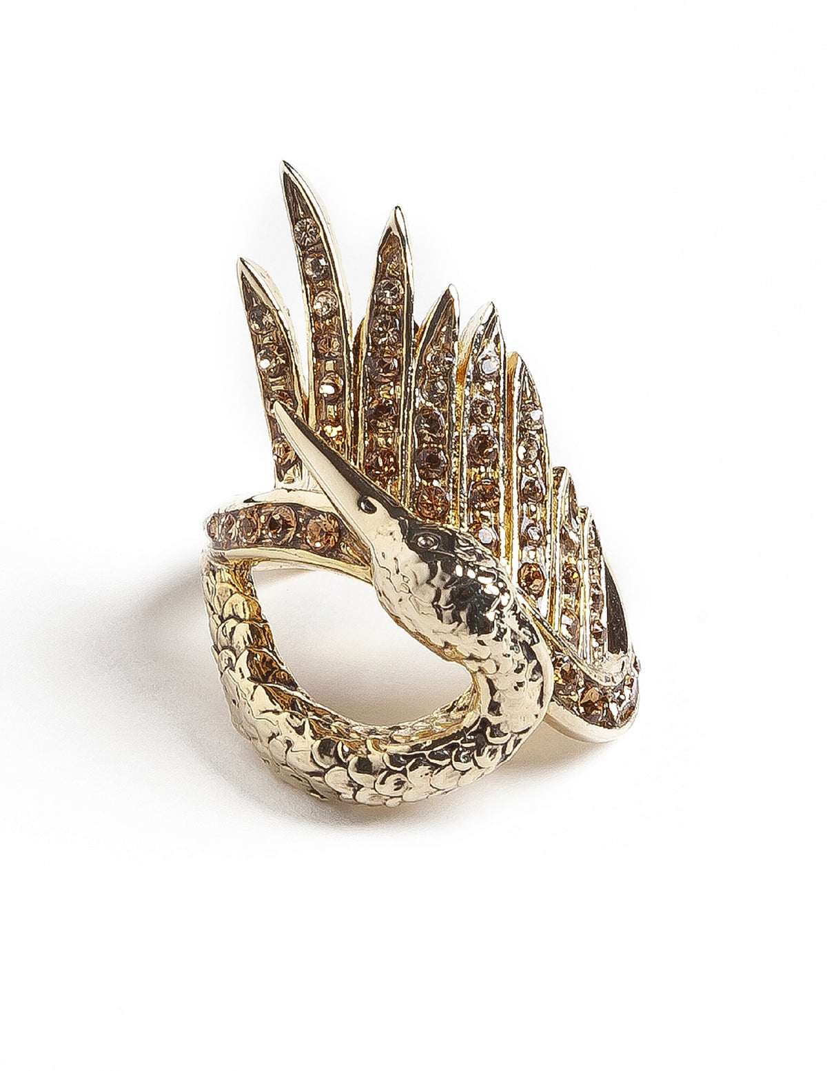 Ring Cawan Swan Ring