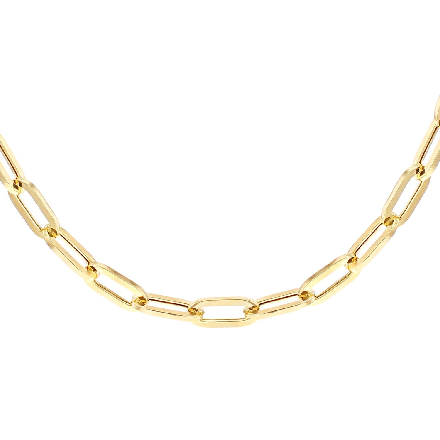 Gold Plated Chain Link Necklace