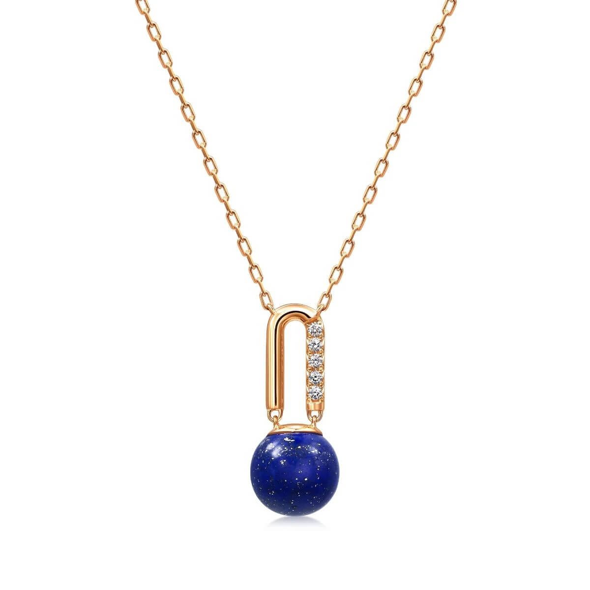 cosmos-18k-rose-gold-lapis-lazuli-necklace