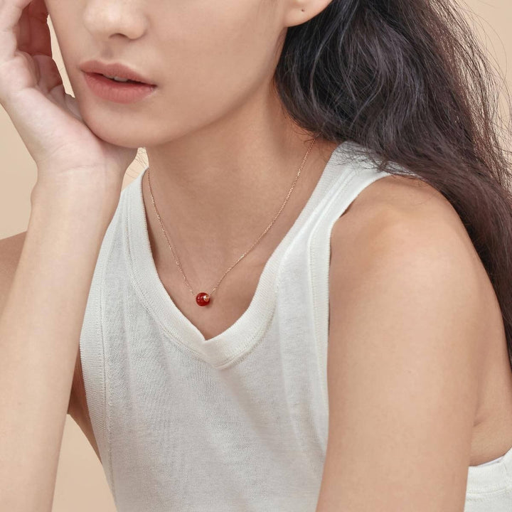 cosmos-18k-rose-gold-chalcedony-necklace