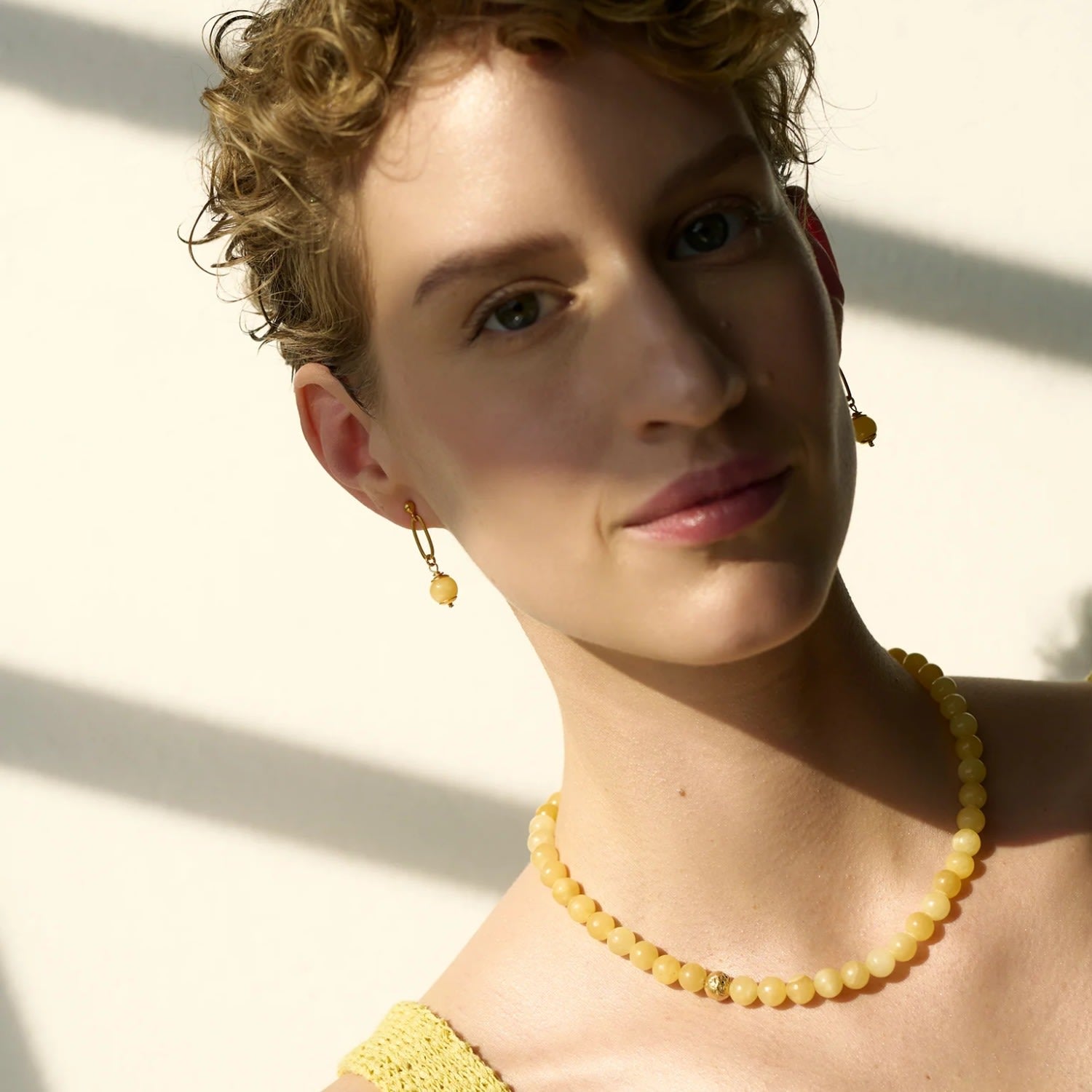 Honey Calcite Necklace