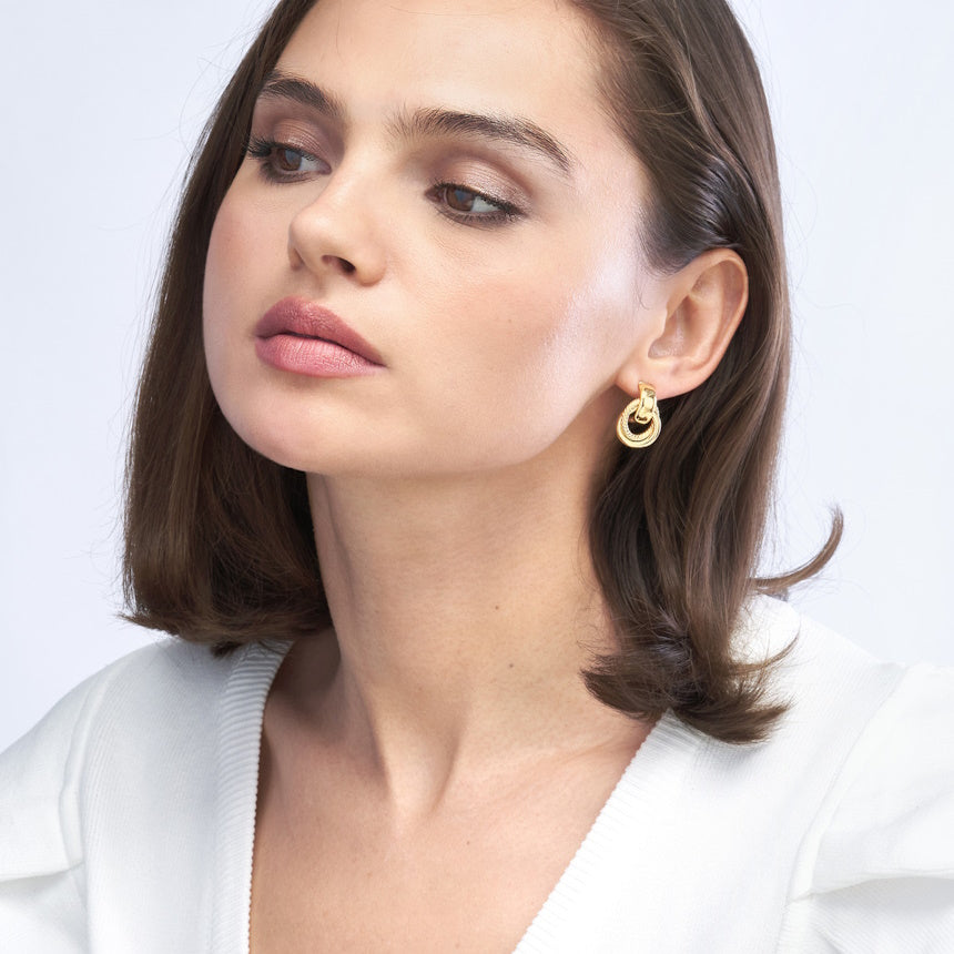 Love Knot Hoop Earrings