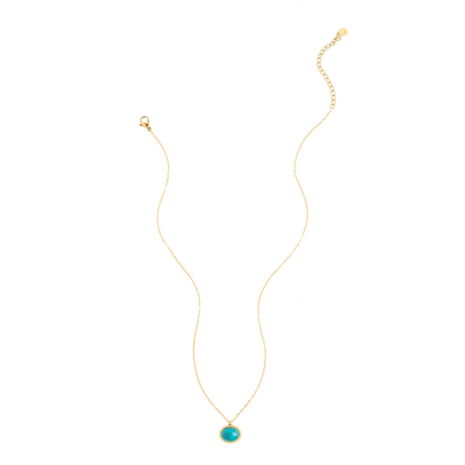 Hopeful Glow Necklace In Turquoise