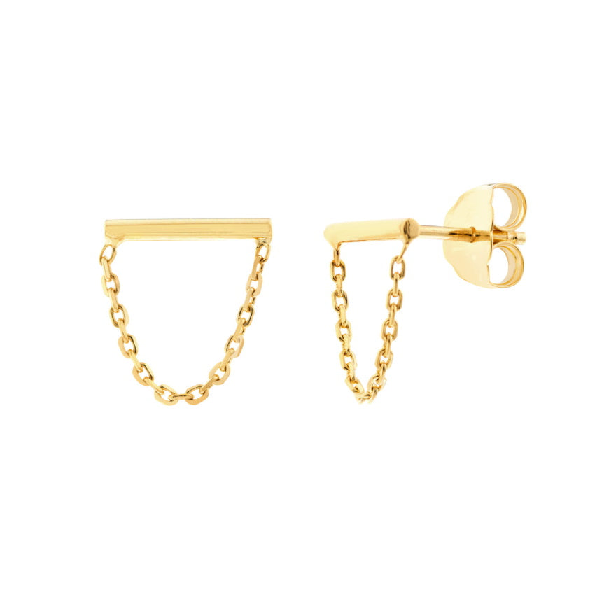 Horizontal Bar Earrings