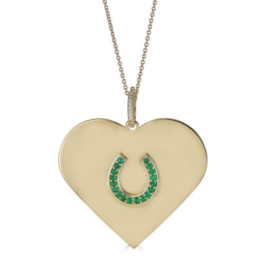 Horseshoe Heart Necklace