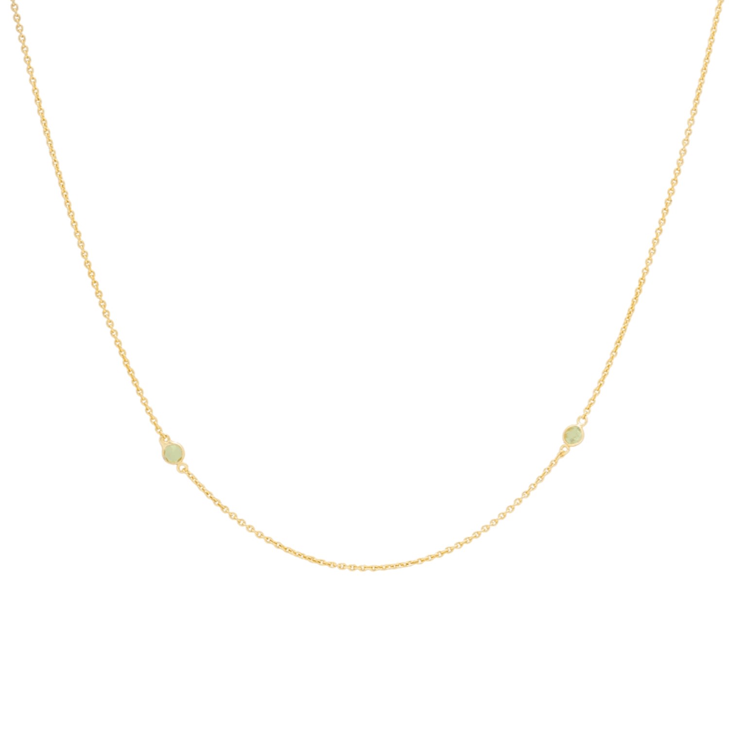 Leo Goldplated Birthstone Chain