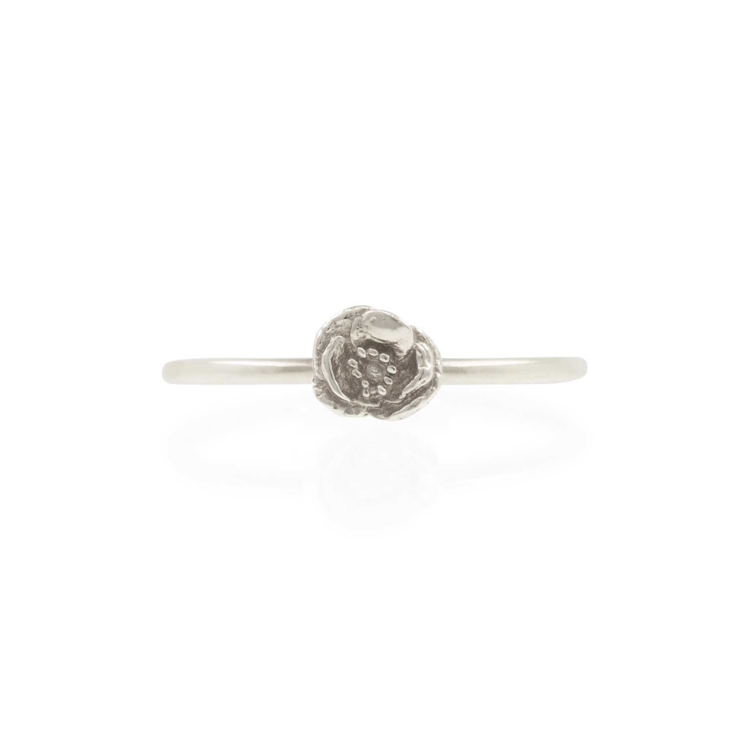 Poppy Stacking Ring – Silver