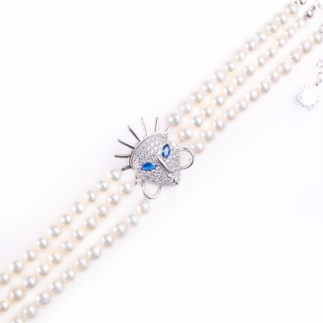 Ìdólá 3-Strand Pearls Gold - Bracelet