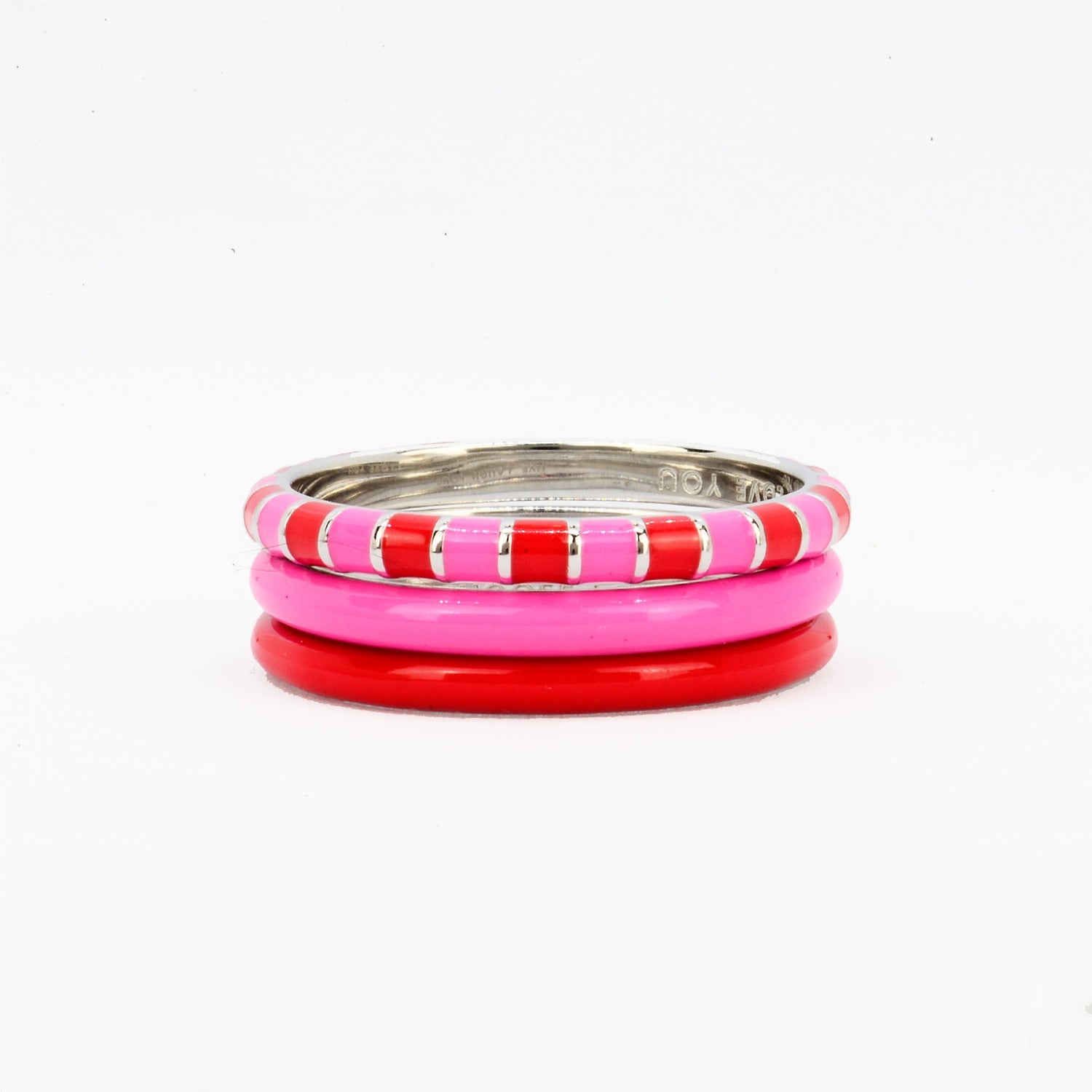 I Love You Ring Stack