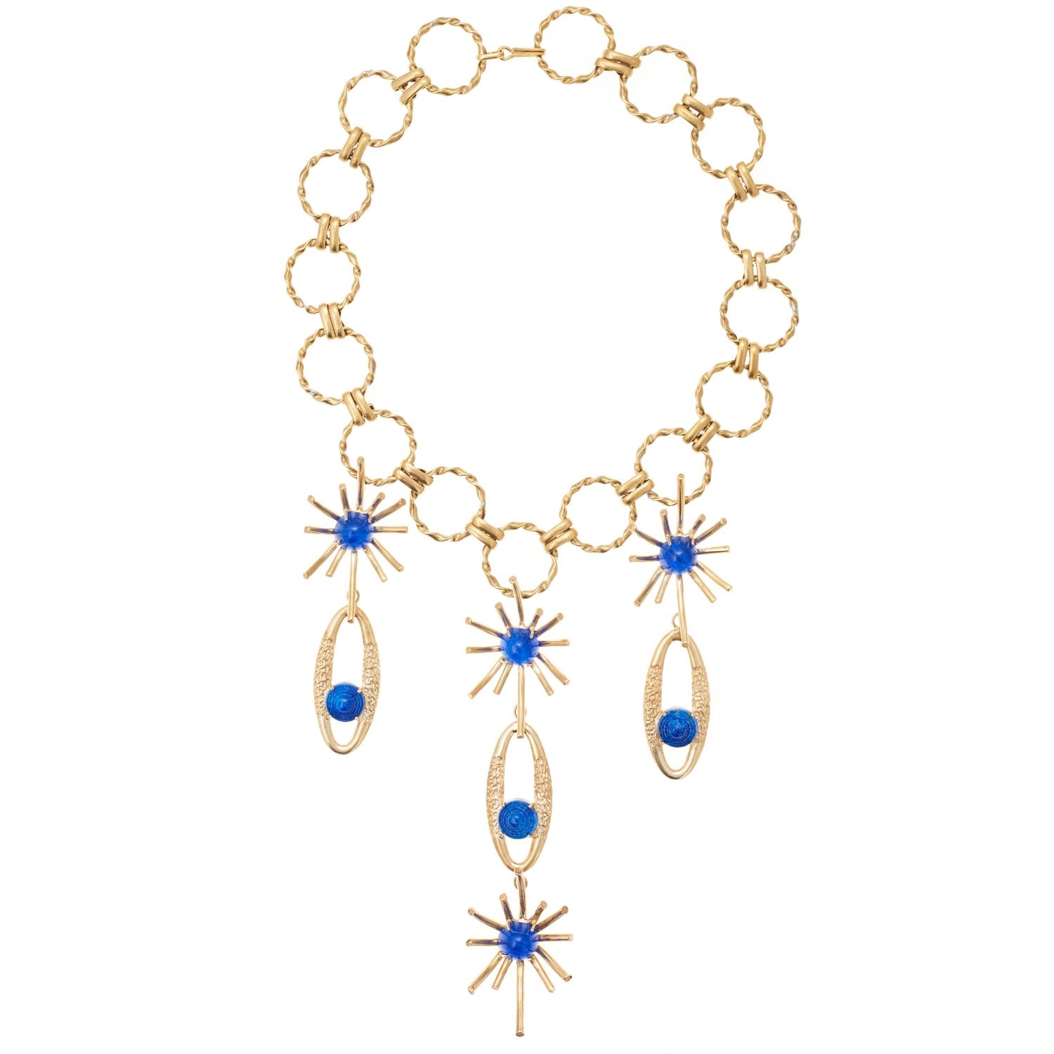 Farrah Necklace In Sea Blue