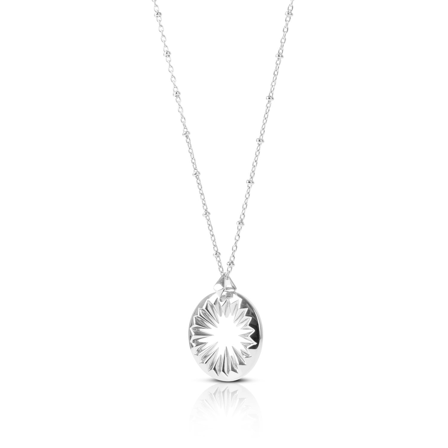 Midnight Sun Pendant Silver