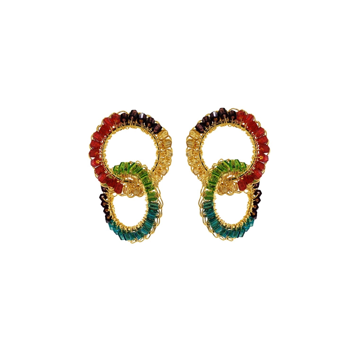 Multicolor Nova Handmade Earrings