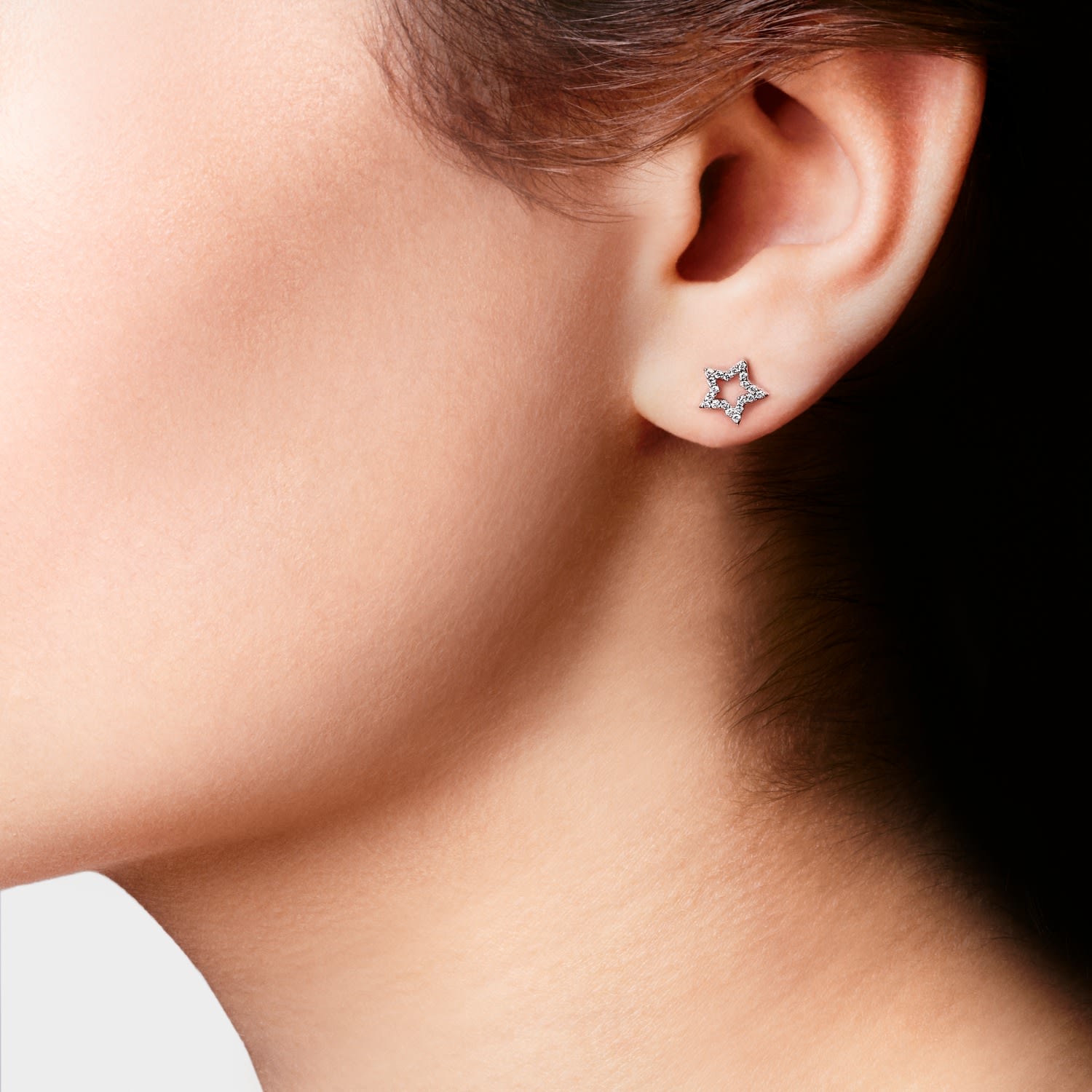 Twin Stars Diamond Earrings