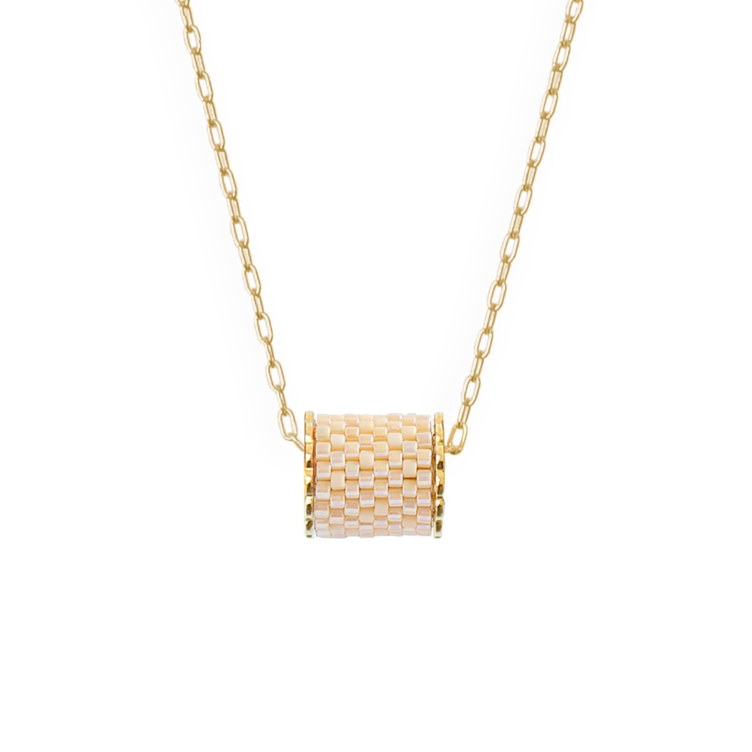 Everyday Single Bead Necklace - Oyster