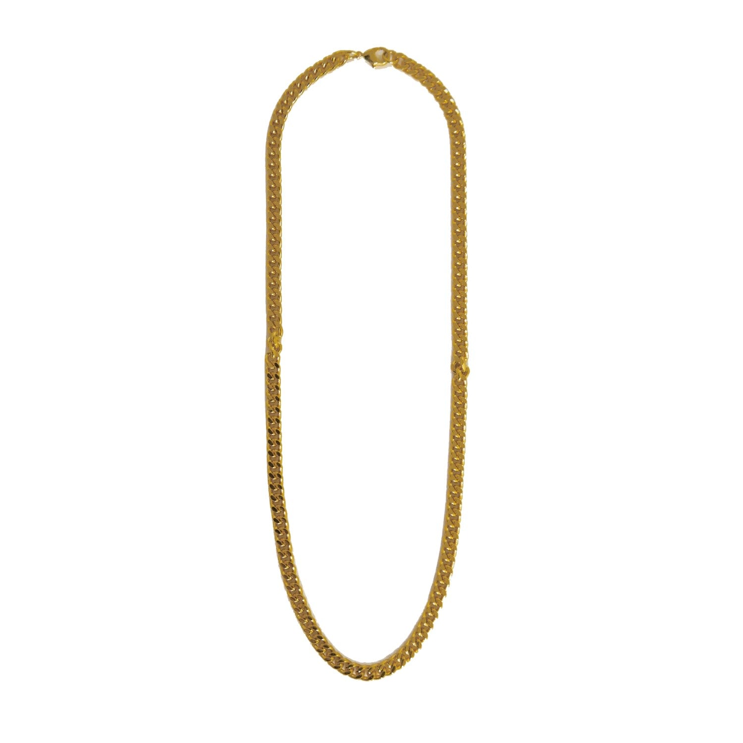 Skinny Cable Necklace Gold