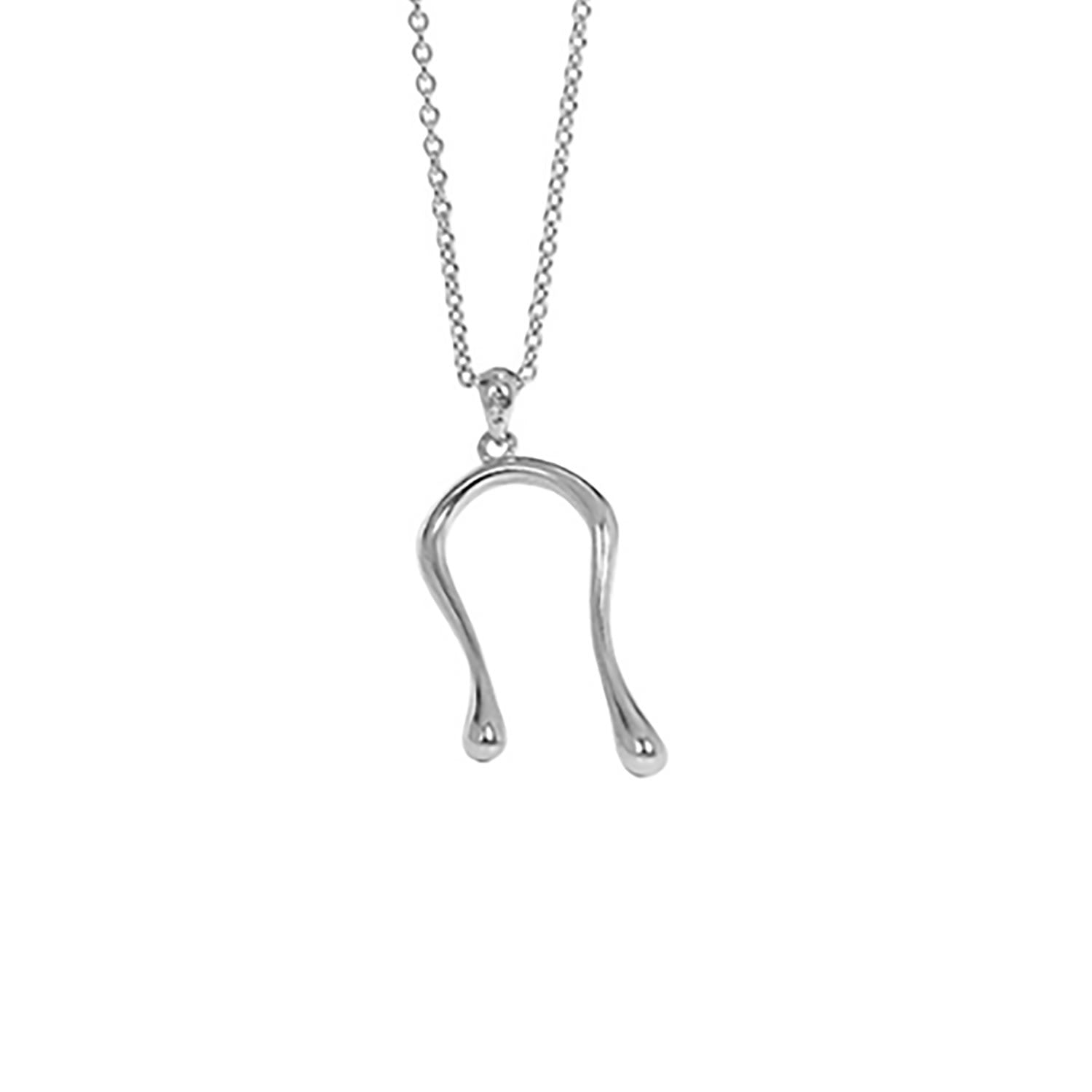 Sterling Silver Water Liquid Droplets Morar Necklace