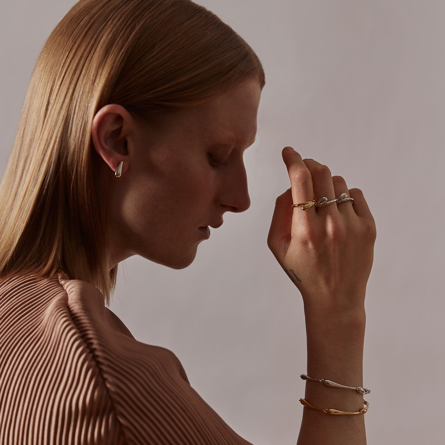 Droplet Ring - Silver