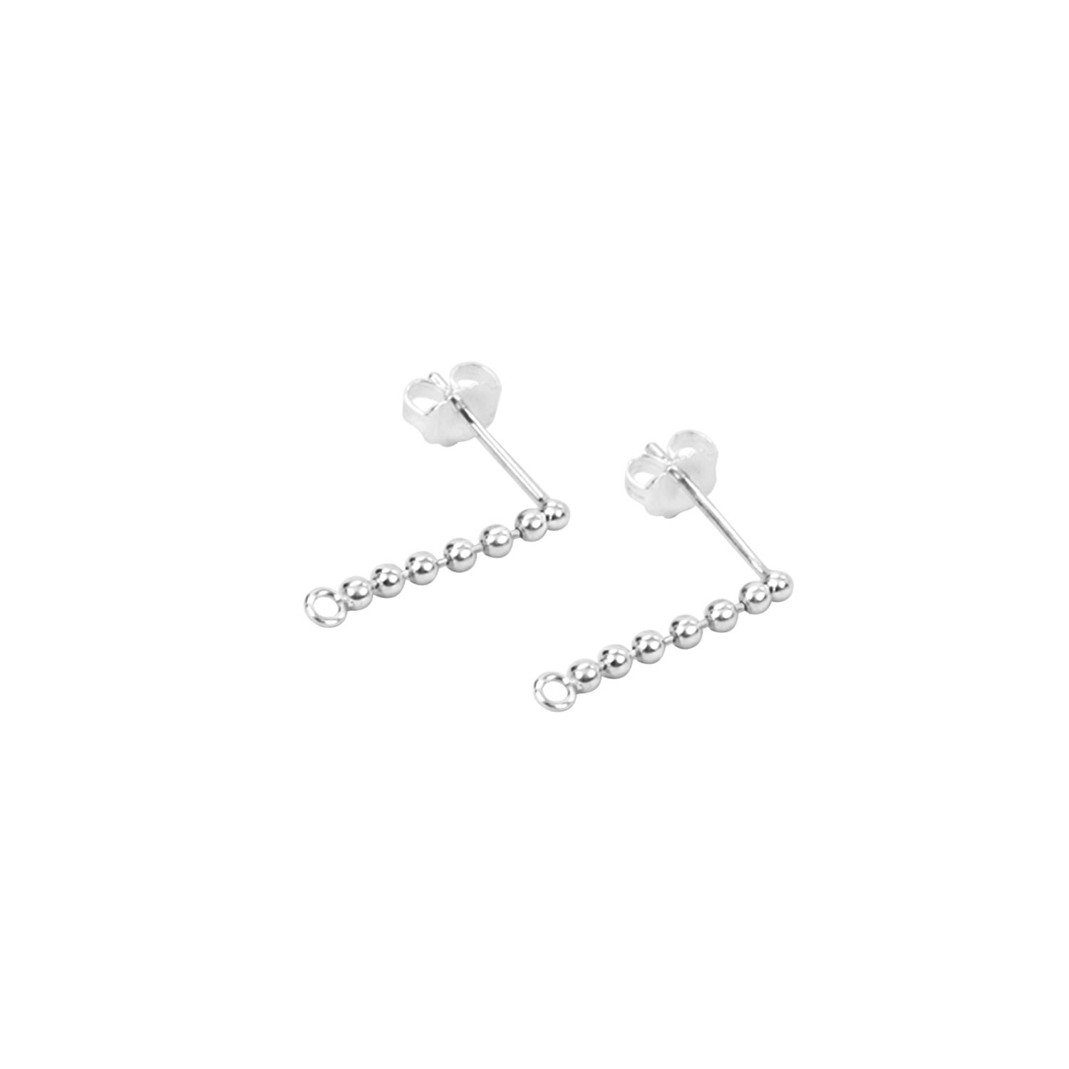 Beads Chain Earring W/O-Ring Hook