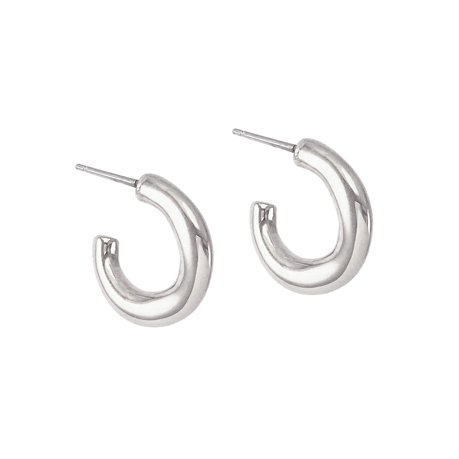Rio Hoops Small - Silver