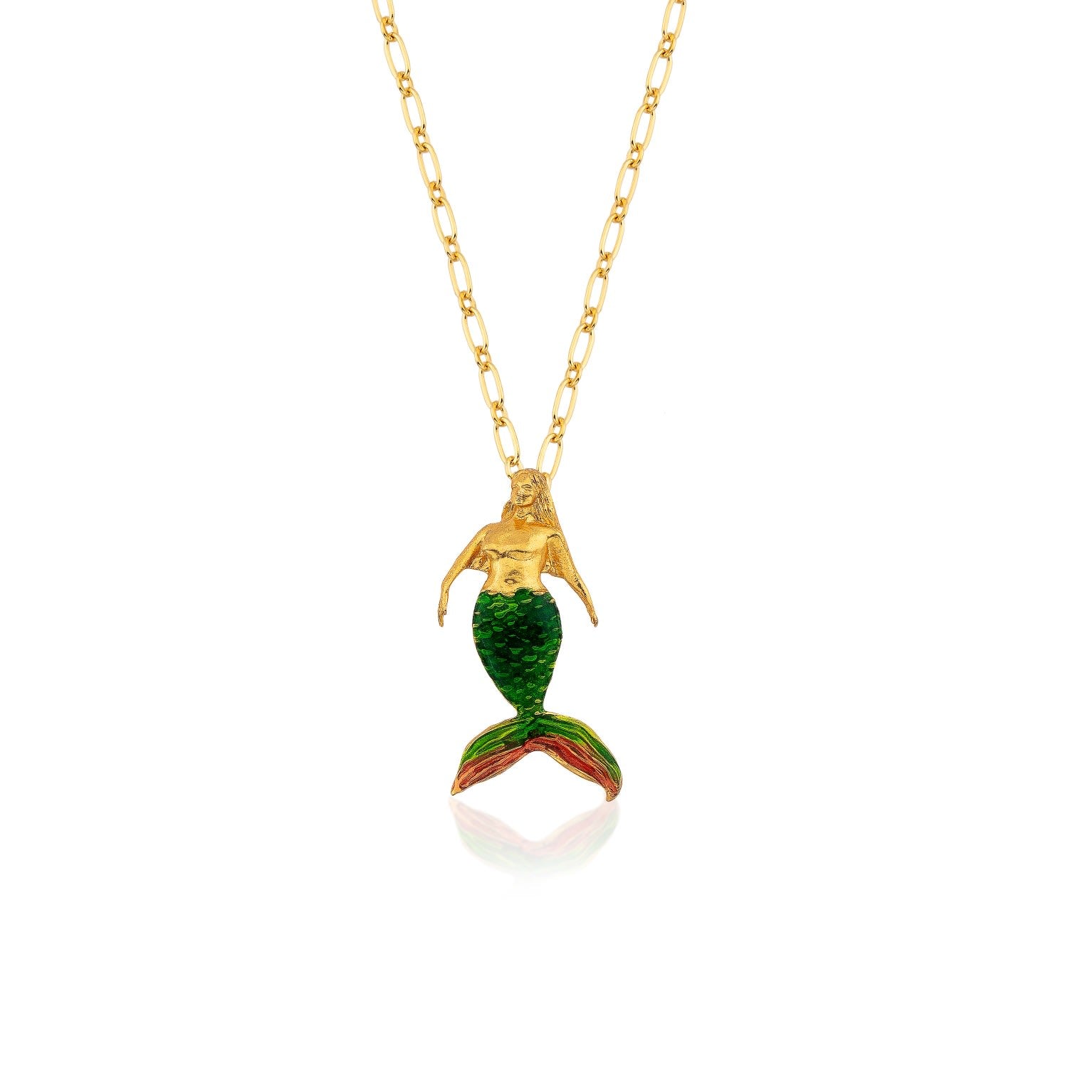 Green Mermaid Necklace
