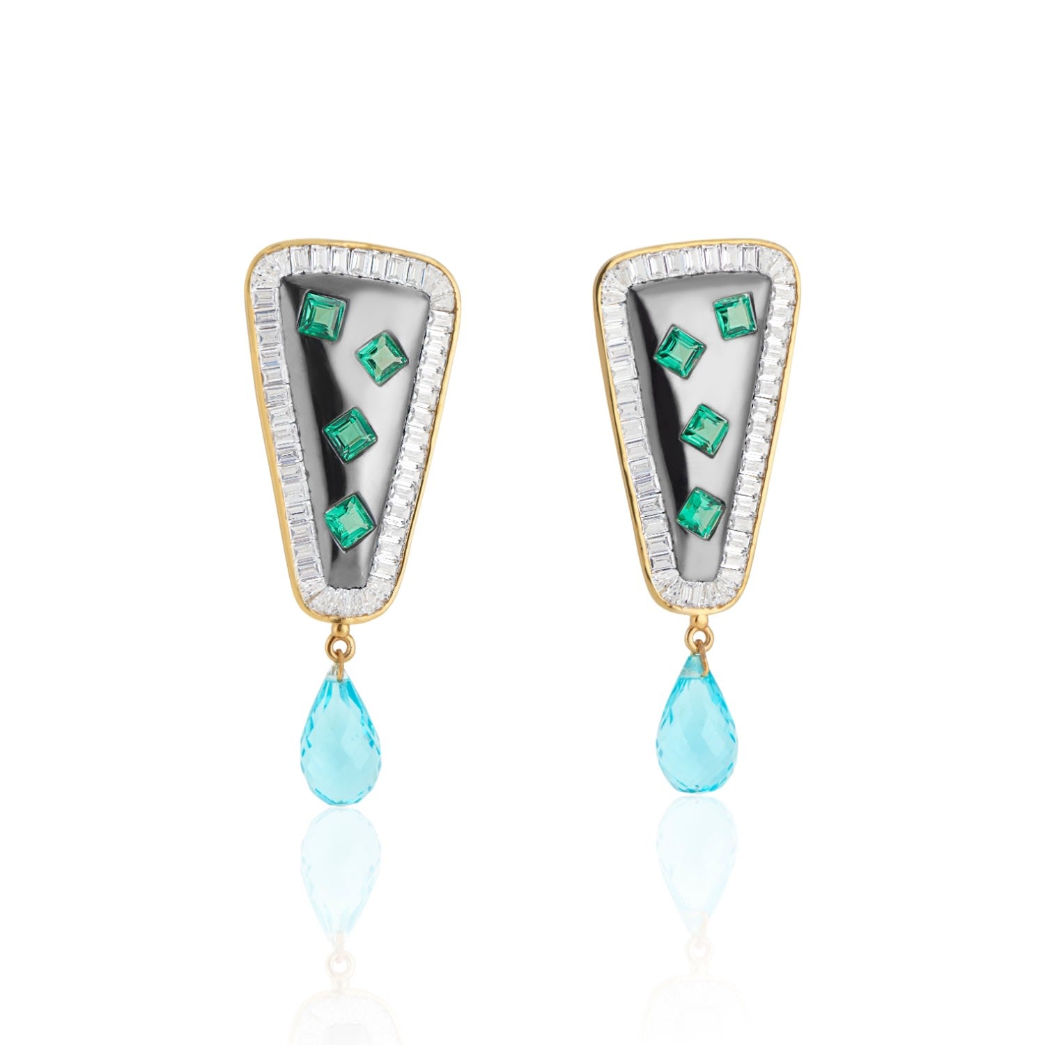 Black Cliff Earrings