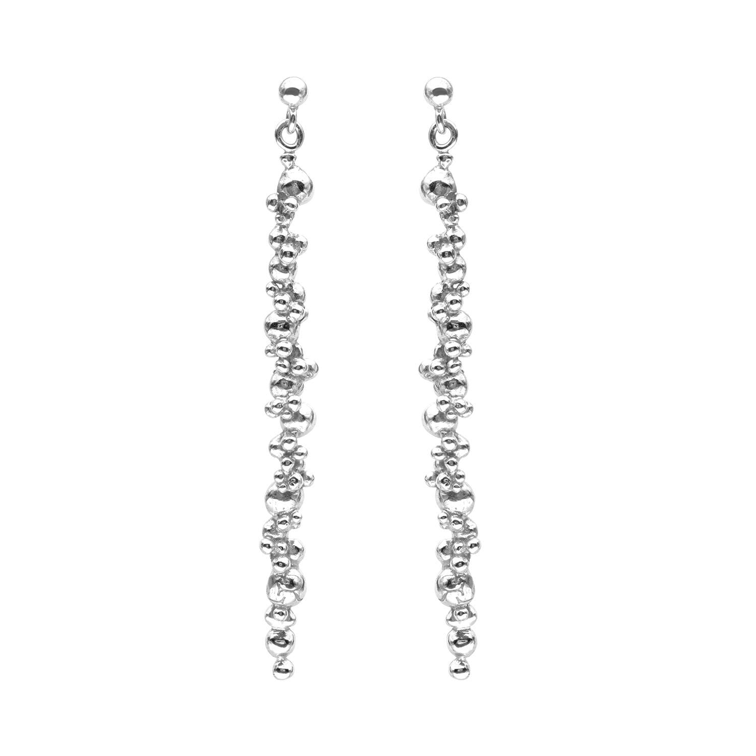Céleste Deux Earrings Silver