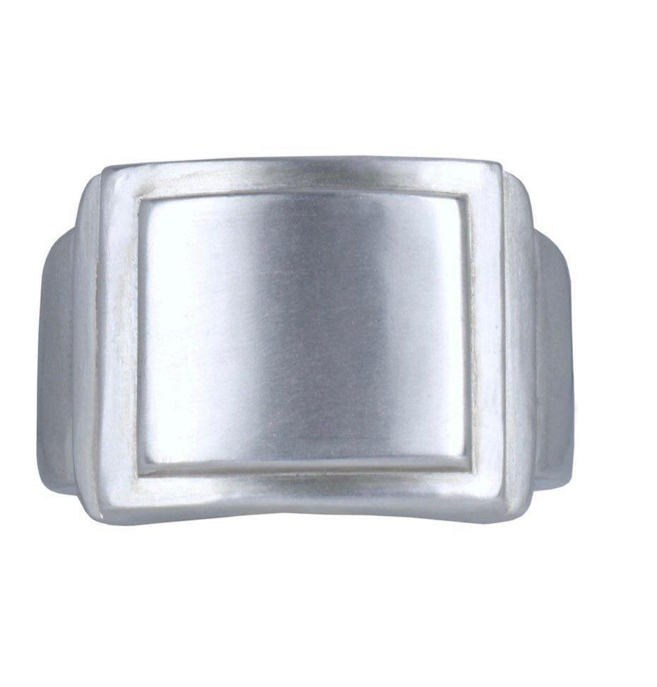 Step signet ring - ready to ship in size 9