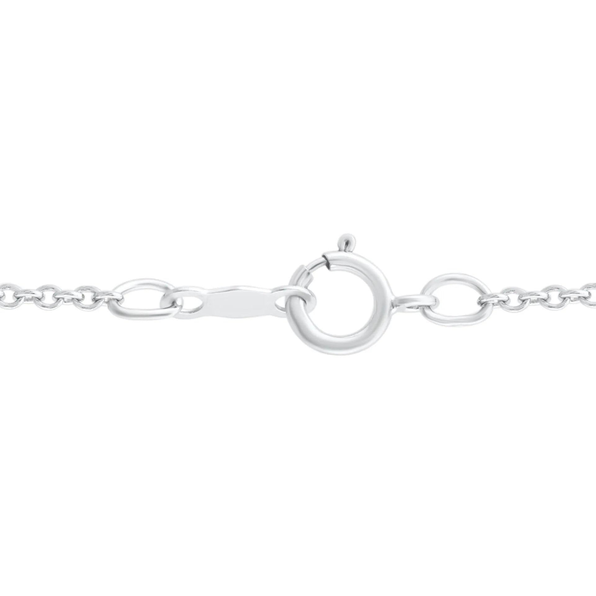 1/10 CT. Tw. Black Diamond Devil Heart Pendant Necklace .925 Sterling Silver White Size 18"