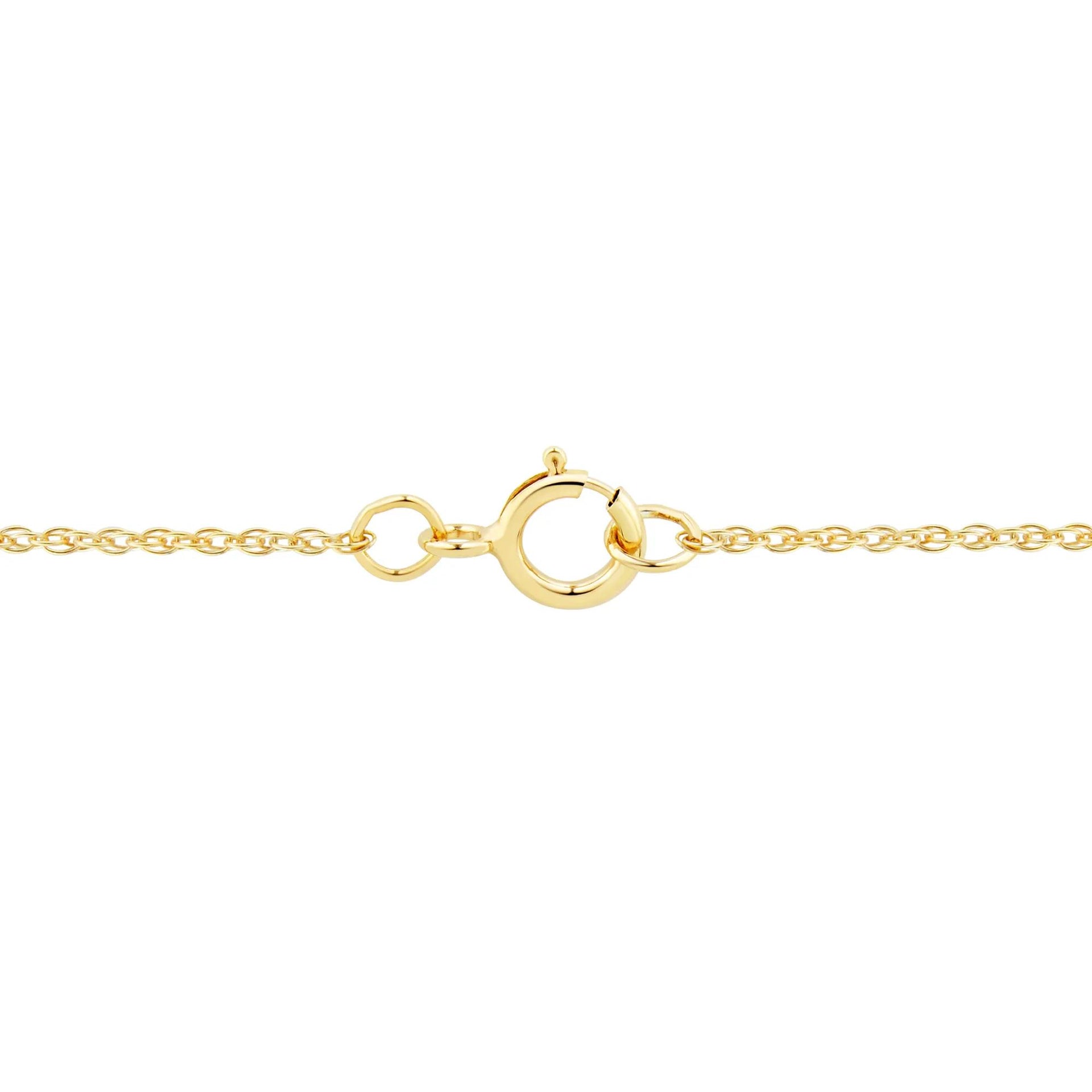 1/10 CT. Tw. Button Freshwater Cultured Pearl and Diamond Pendant Necklace 10K Yellow Gold Size 18"