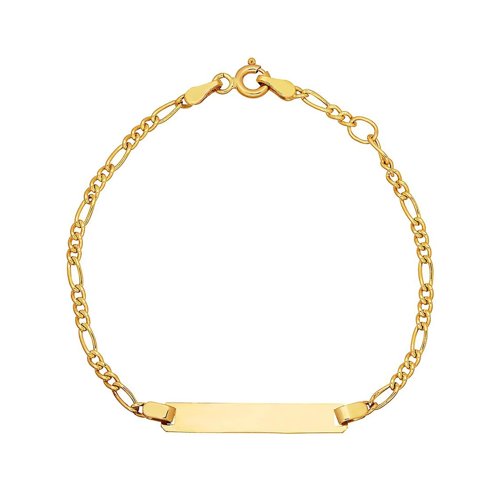 Children's Id Bracelet 14K Yellow Gold Size 6"