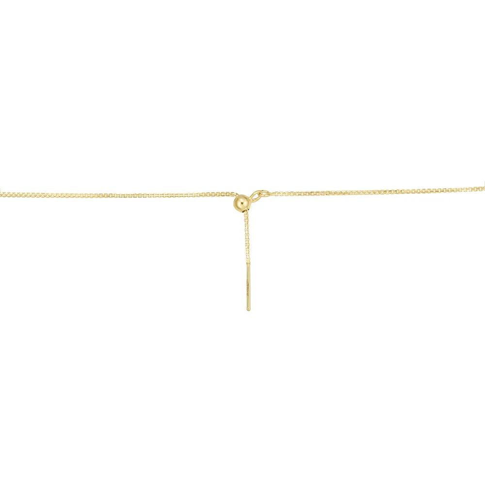 Concave Box Chain 14K Yellow Gold Necklace Size 22"