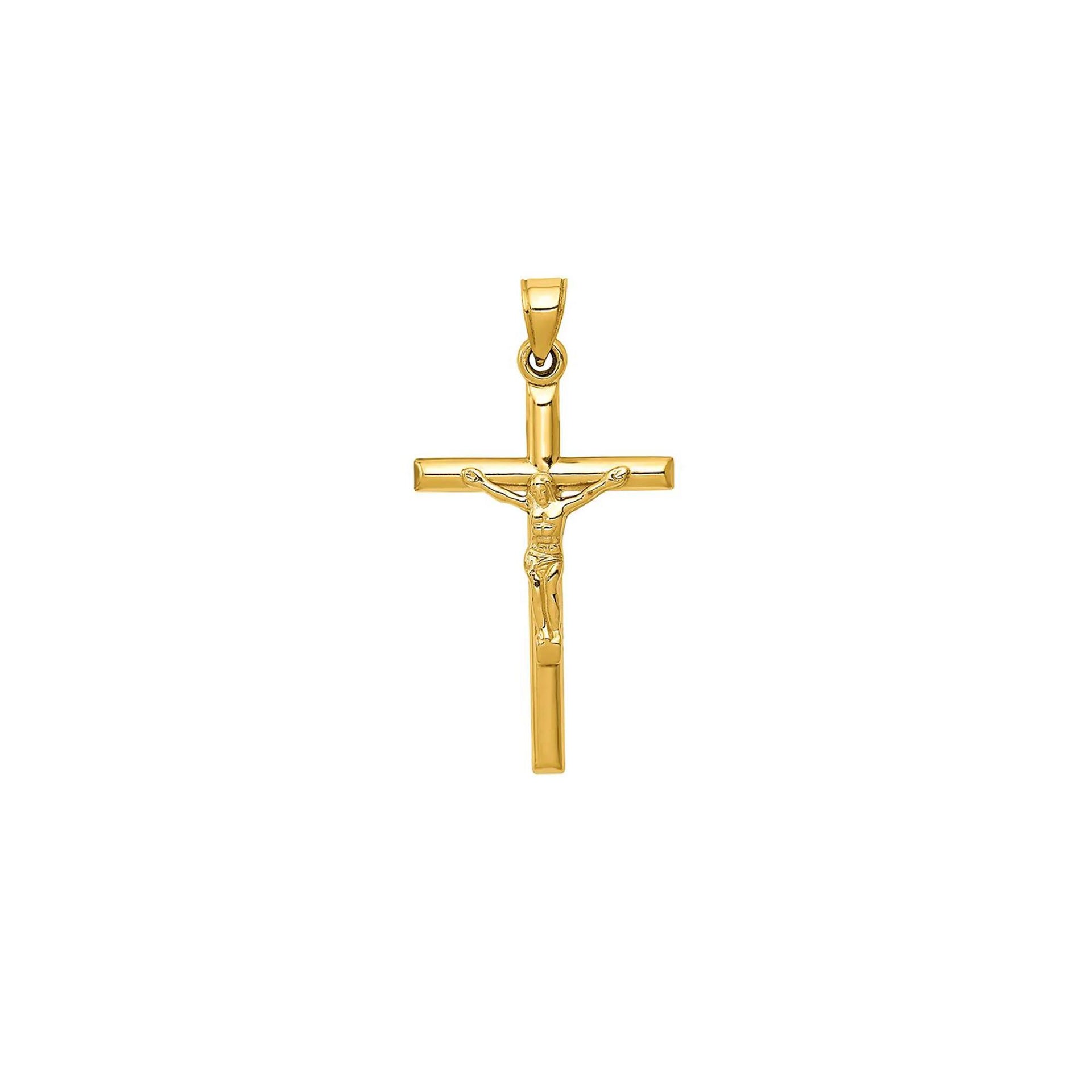 Crucifix Charm 14K Yellow Gold