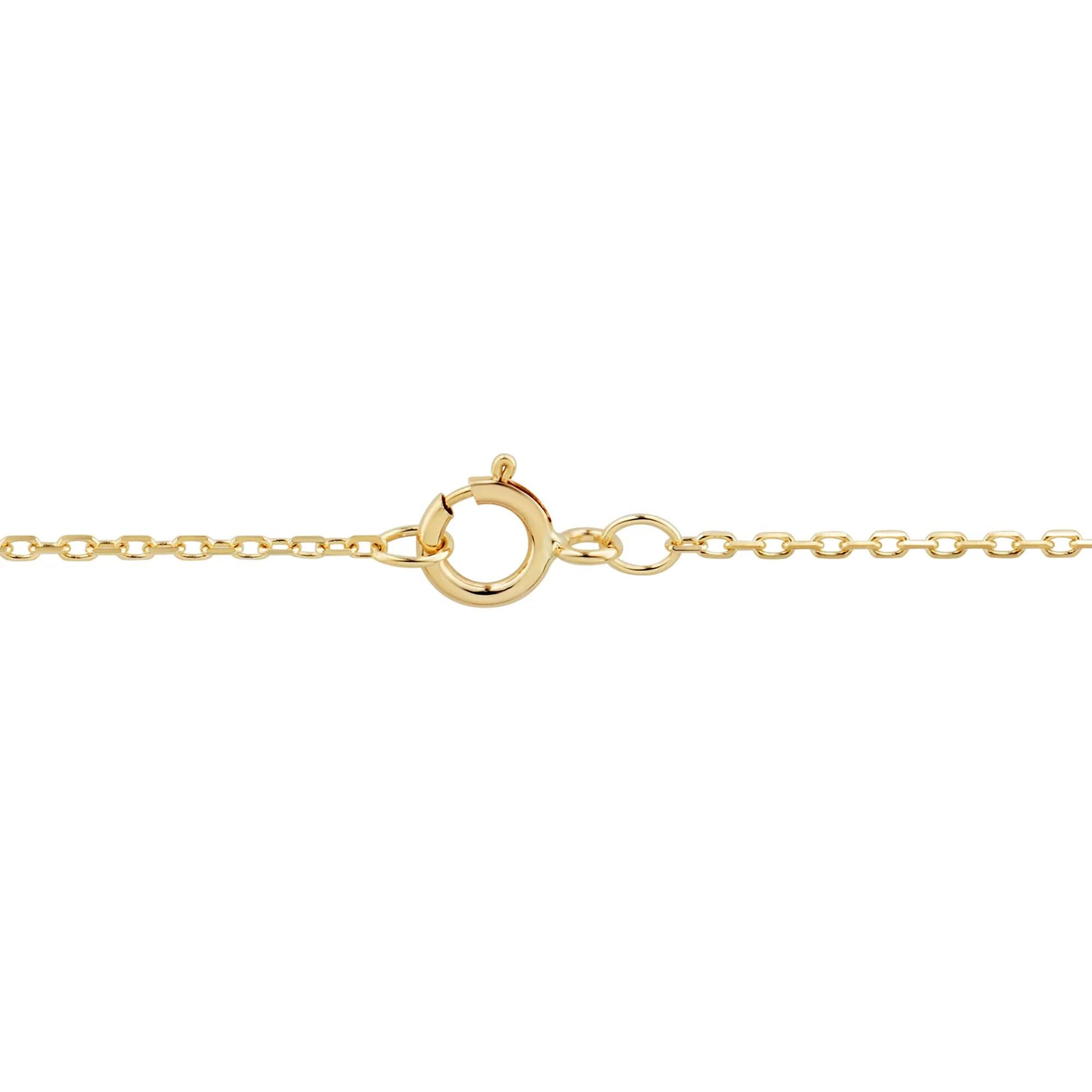 1/5 CT. Tw. Diamond Bracelet 10K Yellow Gold Size 4.70mm