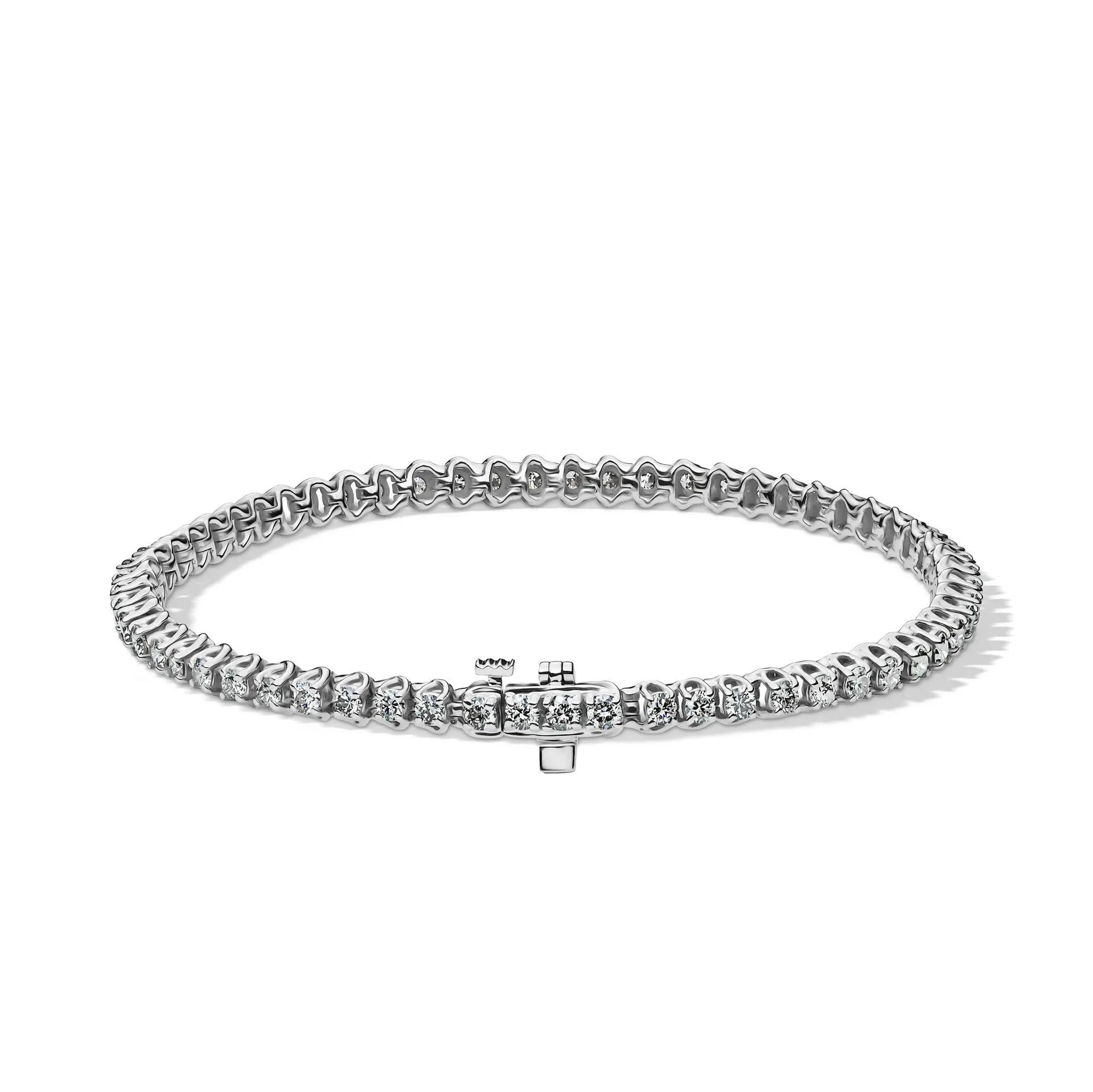 7 CT. Tw. Diamond Tennis Bracelet 10K White Gold