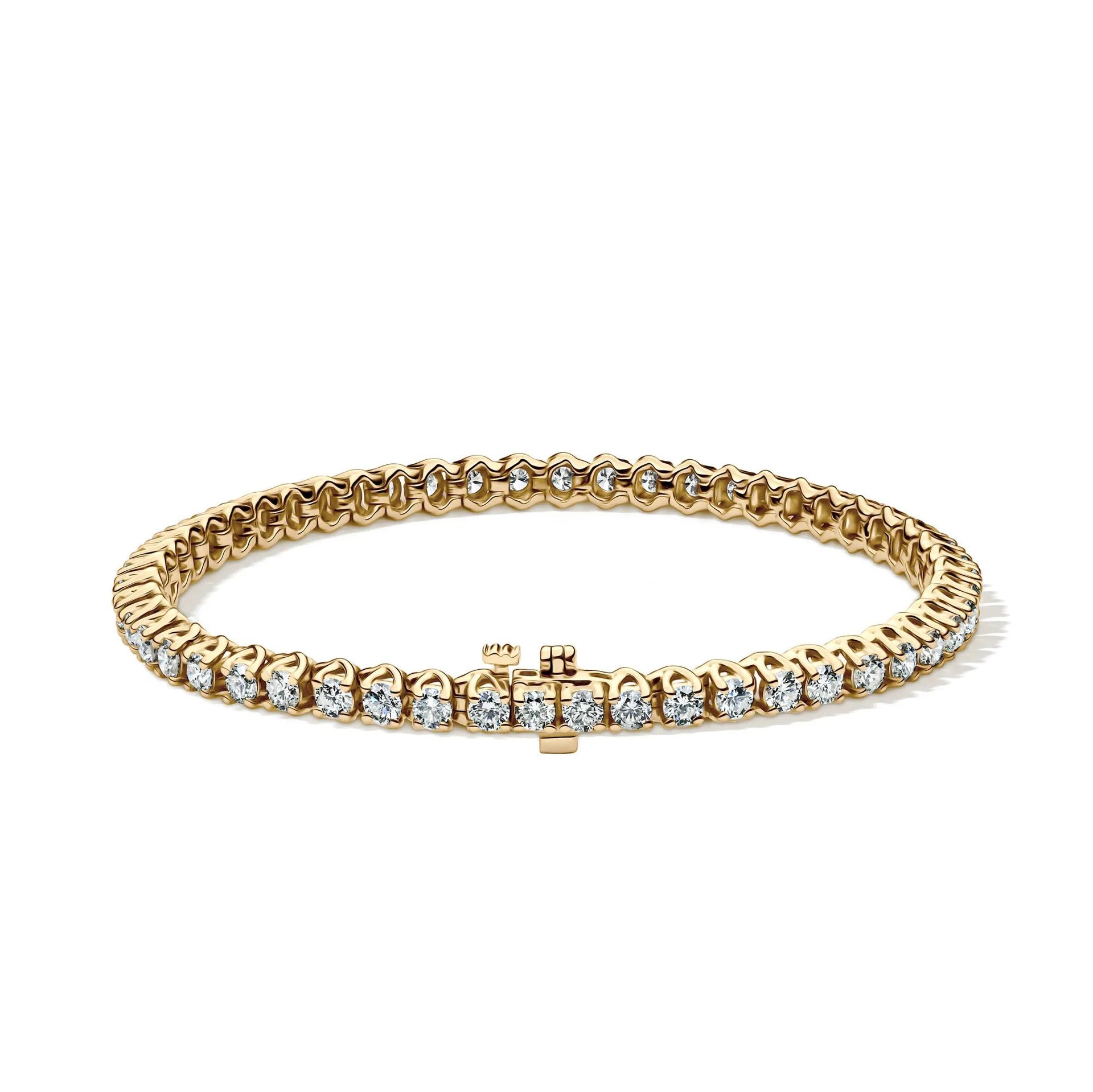 5 CT. Tw. Diamond Tennis Bracelet 10K Yellow Gold