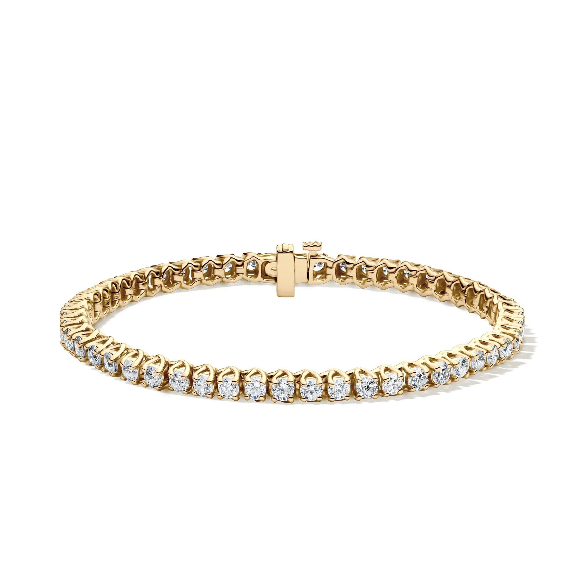 5 CT. Tw. Diamond Tennis Bracelet 10K Yellow Gold