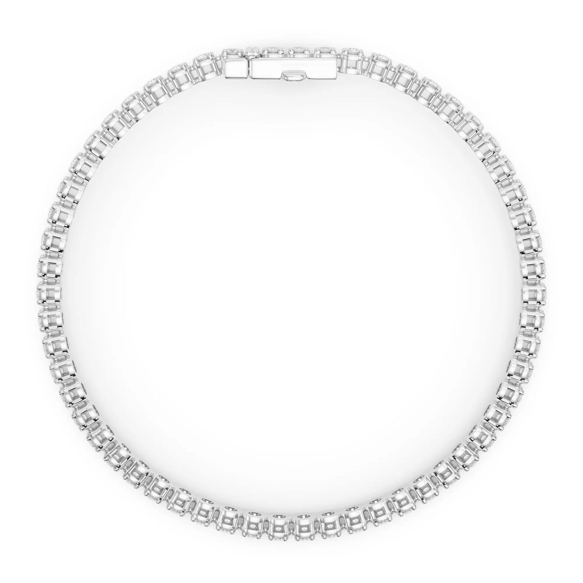 2 3/4 CT. Tw. Diamond Tennis Bracelet 10K White Gold Size 2.00mm