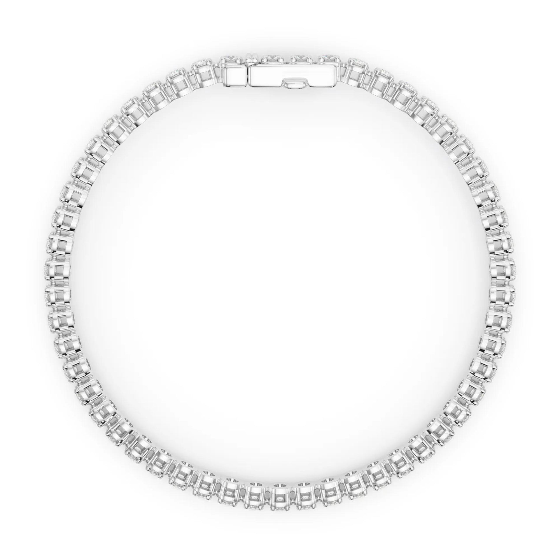 4 1/2 CT. Tw. Diamond Tennis Bracelet 10K White Gold Size 2.00mm