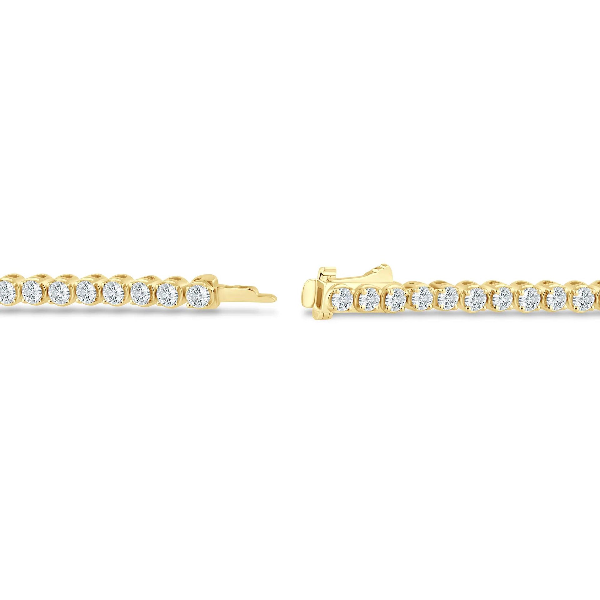 5 CT. Tw. Diamond Tennis Bracelet 10K Yellow Gold Size 3.80mm
