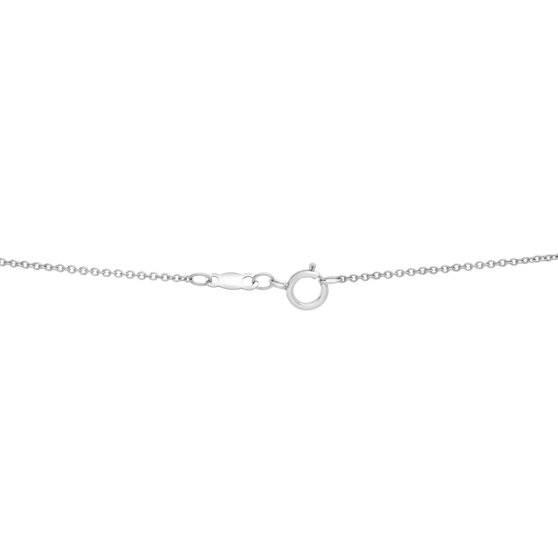 Freshwater Cultured Pearl and Diamond Accent Flower Pendant Necklace .925 Sterling Silver White Size 18"