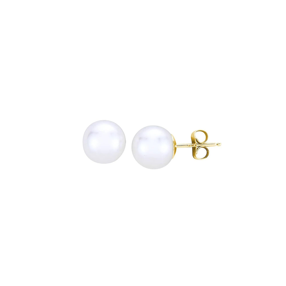 Freshwater Cultured Pearl Earrings 10K Yellow Gold