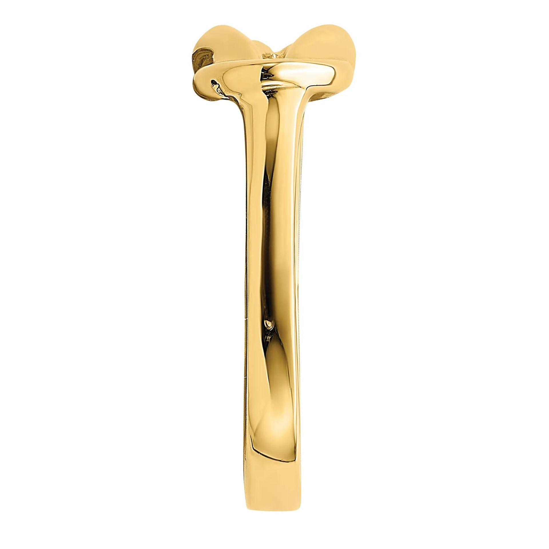 Knot Ring 14K Yellow Gold Size 6
