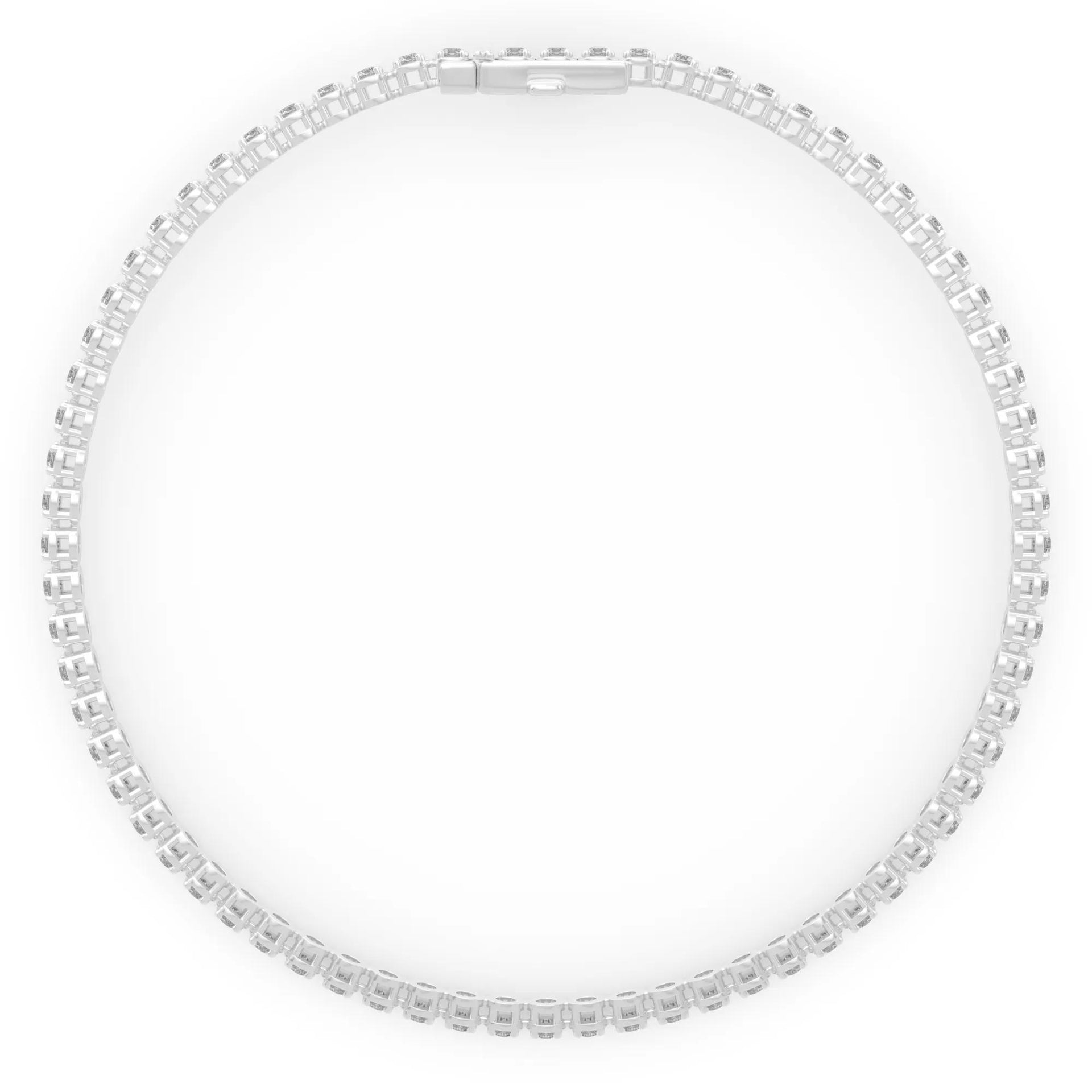7/8 CT. Tw. Diamond Tennis Bracelet 10K White Gold Size 2.00mm
